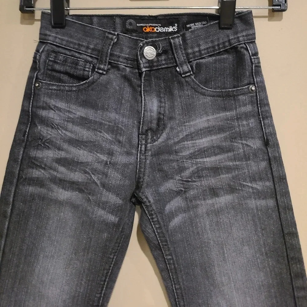 Academiks black jeans boys size 6